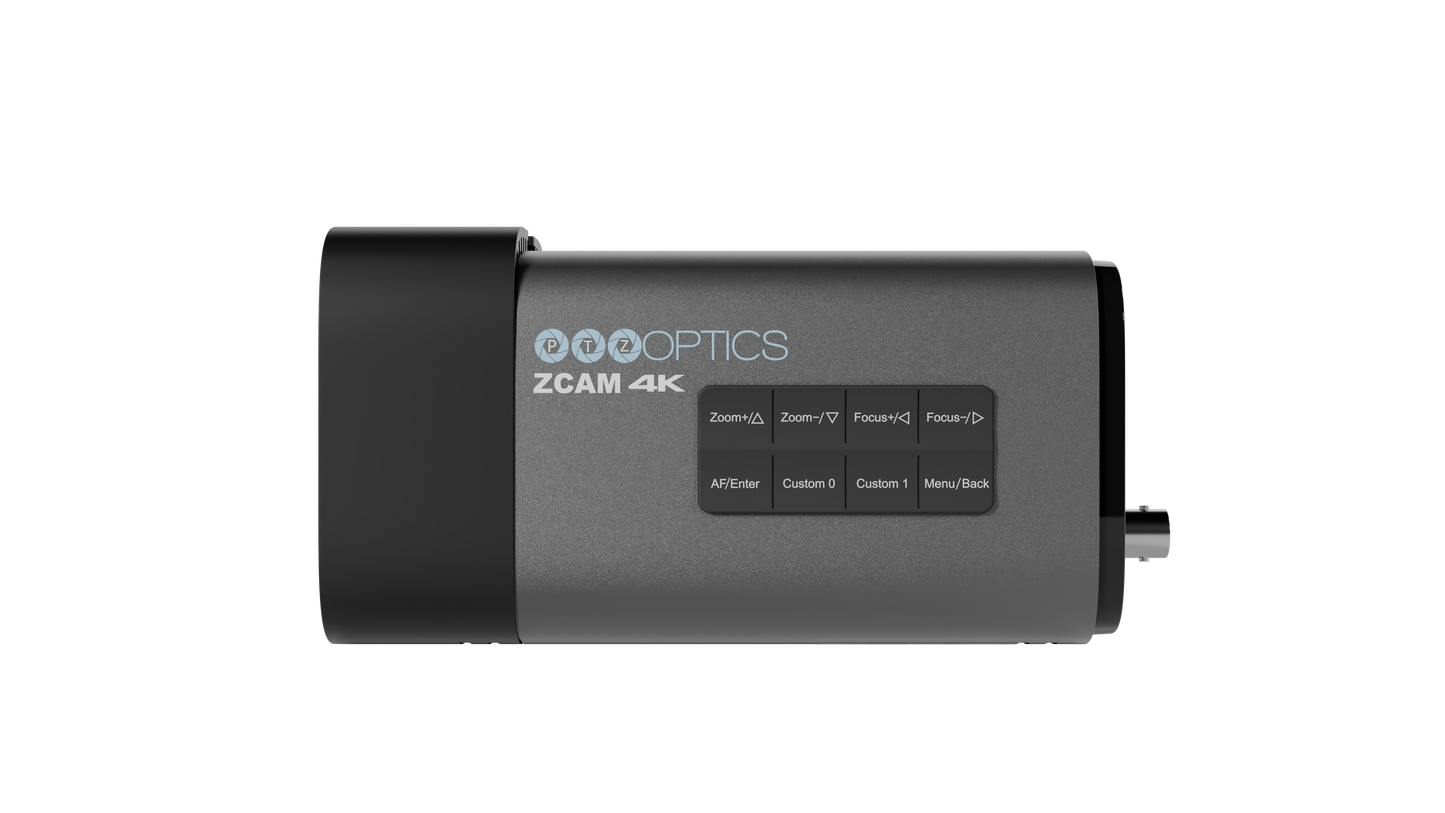 PTZOptics Studio 4K 20x Zoom Box Camera (Gray)