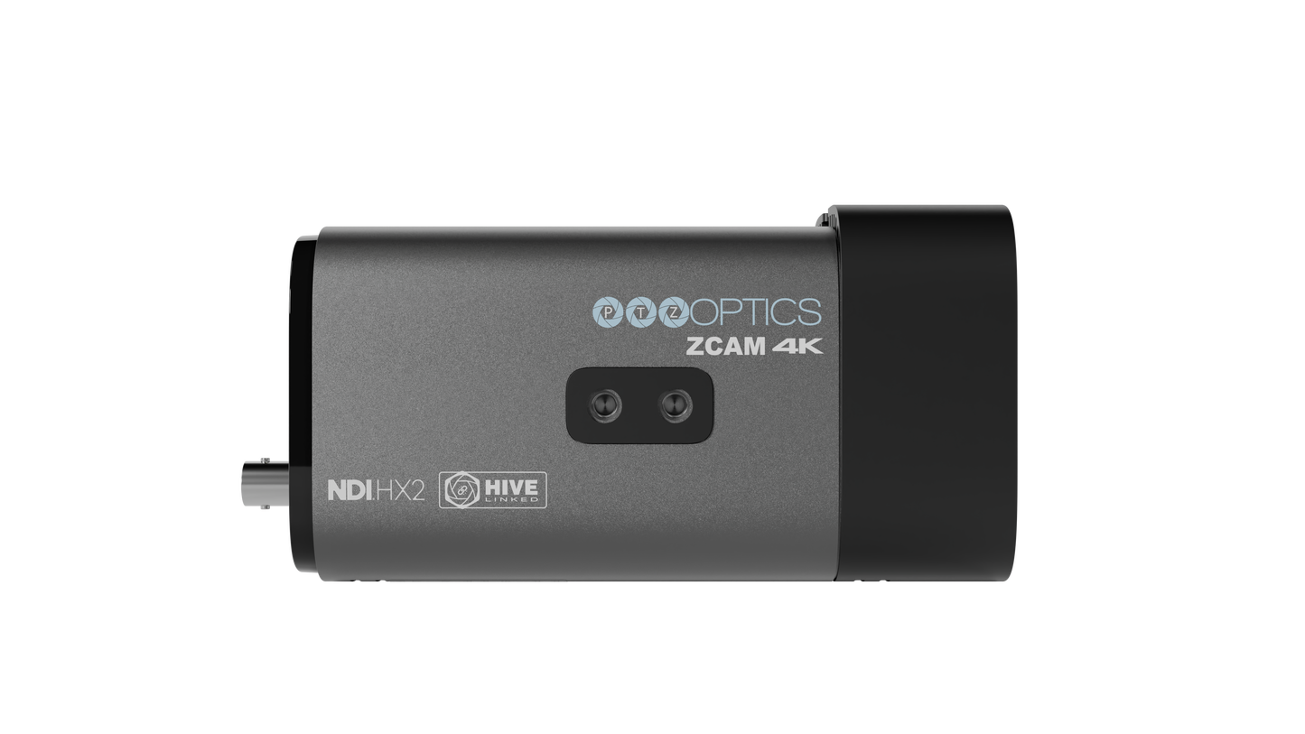 PTZOptics Studio 4K 20x Zoom Box Camera (Gray)