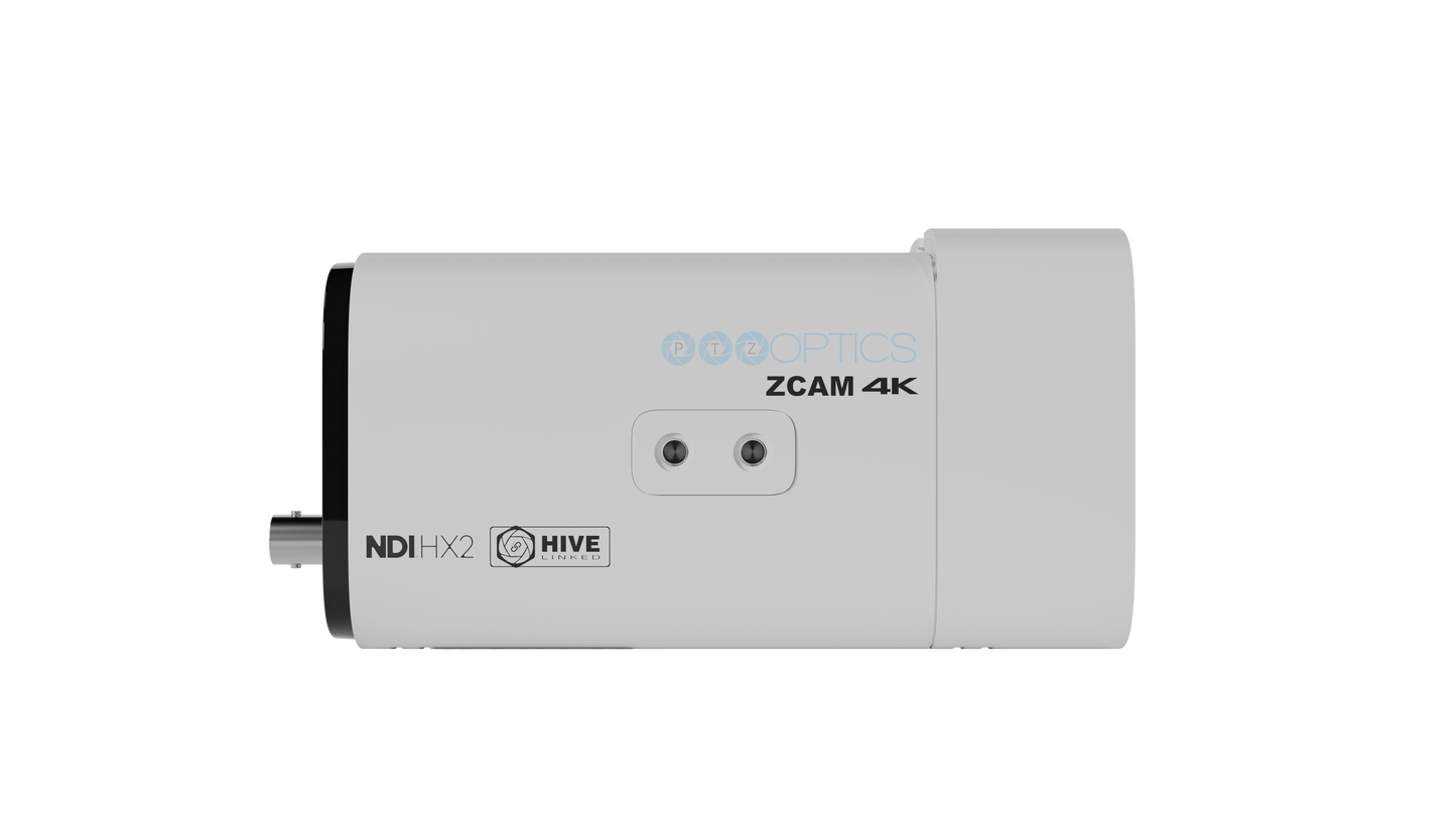 PTZOptics Studio 4K 20x Zoom Box Camera (White)