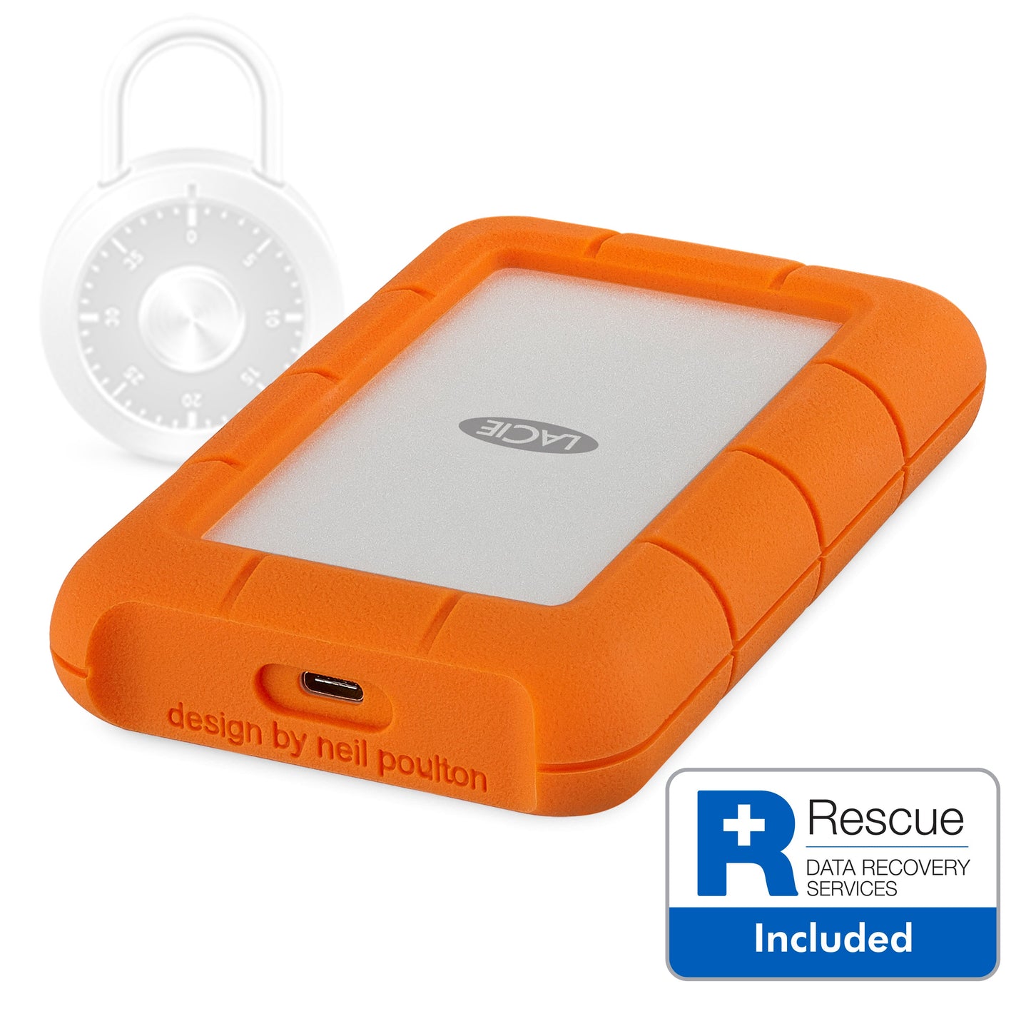 LaCie Rugged Secure Encrypted Drive 2TB STFR2000403