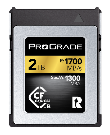 ProGrade Digital CFexpress™ 2.0 Type B Memory Card (Gold) 1700