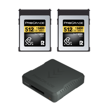 ProGrade Digital CFexpress 4.0 Type B Gold Card & PG05.6 Reader Bundle