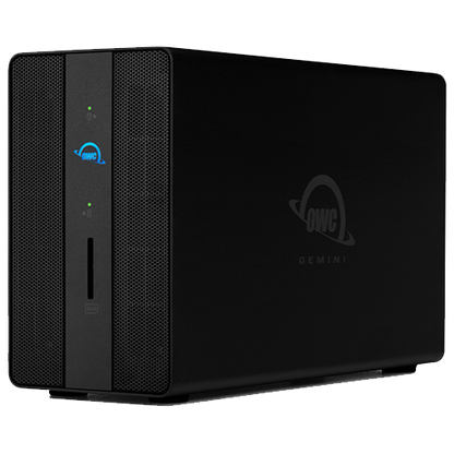 OWC Gemini Thunderbolt (USB-C) Dock and Dual-Drive SSD RAID External Storage Solution 8TB