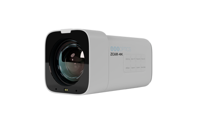 PTZOptics Studio 4K 12x Zoom Box Camera (White)