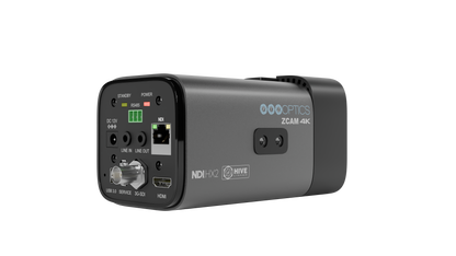 PTZOptics Studio 4K 20x Zoom Box Camera (Gray)