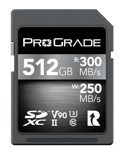 ProGrade Digital SDXC UHS-II V90 300R Cobalt Memory Card