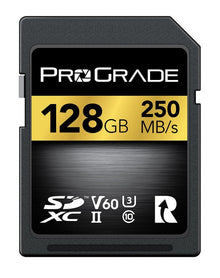 ProGrade Digital SDXC UHS-II V60 250R Gold Memory Card