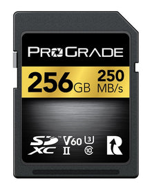 ProGrade Digital SDXC UHS-II V60 250R Gold Memory Card