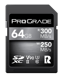 ProGrade Digital SDXC UHS-II V90 300R Cobalt Memory Card