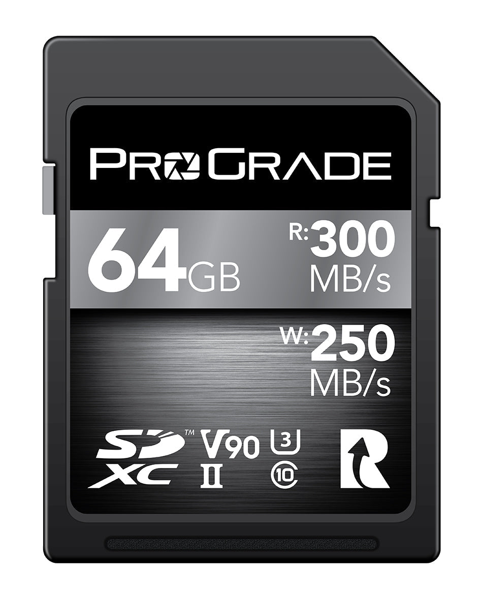 ProGrade Digital SDXC UHS-II V90 300R Cobalt Memory Card