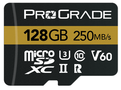 microSDXC UHS-II V60 Memory Card (250MBps)