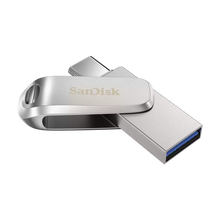 SanDisk Retail SanDisk Ultra Dual Drive Luxe USB Type-C™ Flash Drive - 128GB (Silver)