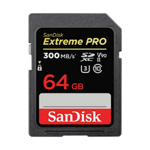 SanDisk 64GB Extreme PRO UHS-II SDHC Memory Card (V90 Rated)
