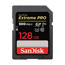 SanDisk 128GB Extreme PRO UHS-II SDHC Memory Card (V90 Rated)