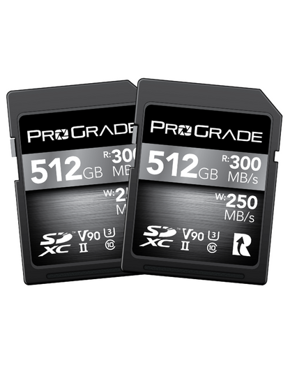 ProGrade Digital SDXC UHS-II V90 300R Cobalt Memory Card