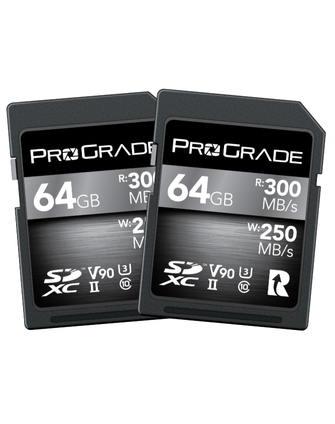 ProGrade Digital SDXC UHS-II V90 300R Cobalt Memory Card