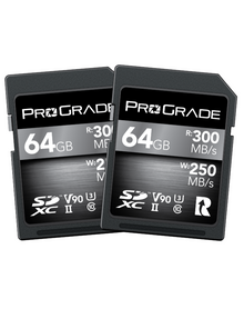 ProGrade Digital SDXC UHS-II V90 300R Cobalt Memory Card