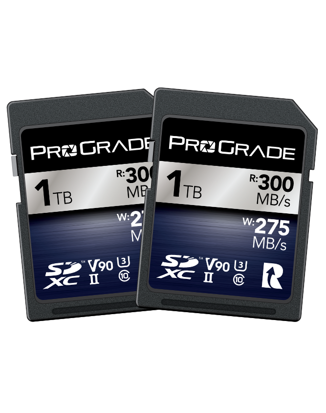 ProGrade Digital SDXC UHS-II V90 300R Iridium Memory Card