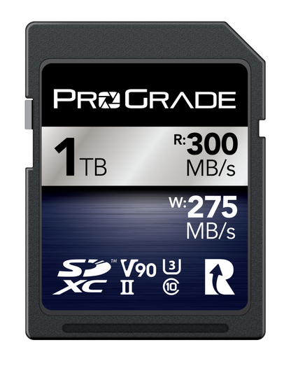 ProGrade Digital SDXC UHS-II V90 300R Iridium Memory Card