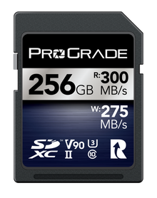 ProGrade Digital SDXC UHS-II V90 300R Iridium Memory Card