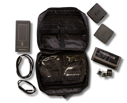 Accessory Case for Readers, SSD and Cables | Soft-Sided