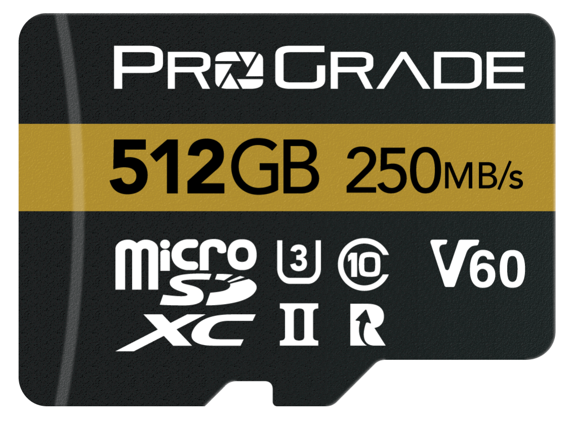 microSDXC UHS-II V60 Memory Card (250MBps)