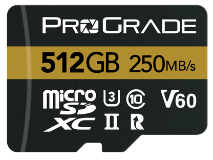 microSDXC UHS-II V60 Memory Card (250MBps)