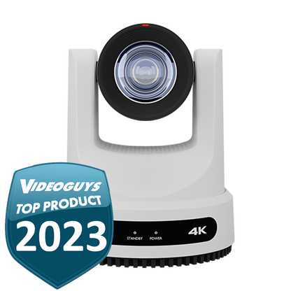 PTZOptics Move 4K 30X NDI|HX PTZ Camera - White